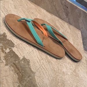 [Hari Mari] flip flops in sea foam green
